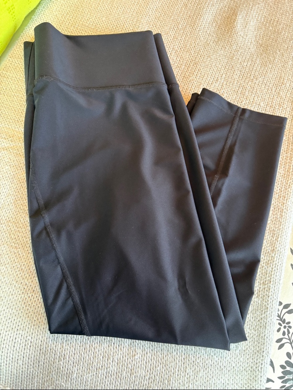 Xersion Plus Size Black EverContour+ Womens High Rise 23" Cropped Legging